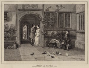 古い原因を訴える 作： William Frederick Yeames